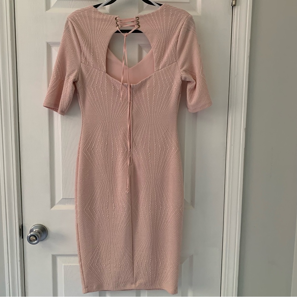 Pink Bodycon Dress - Picture 2 of 7